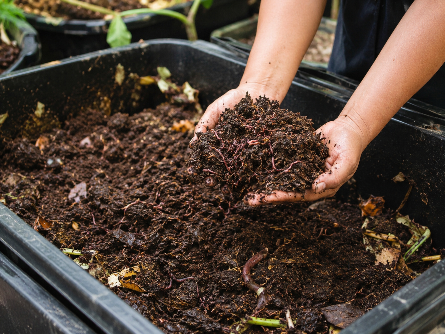 Compostagem e húmus de minhoca
