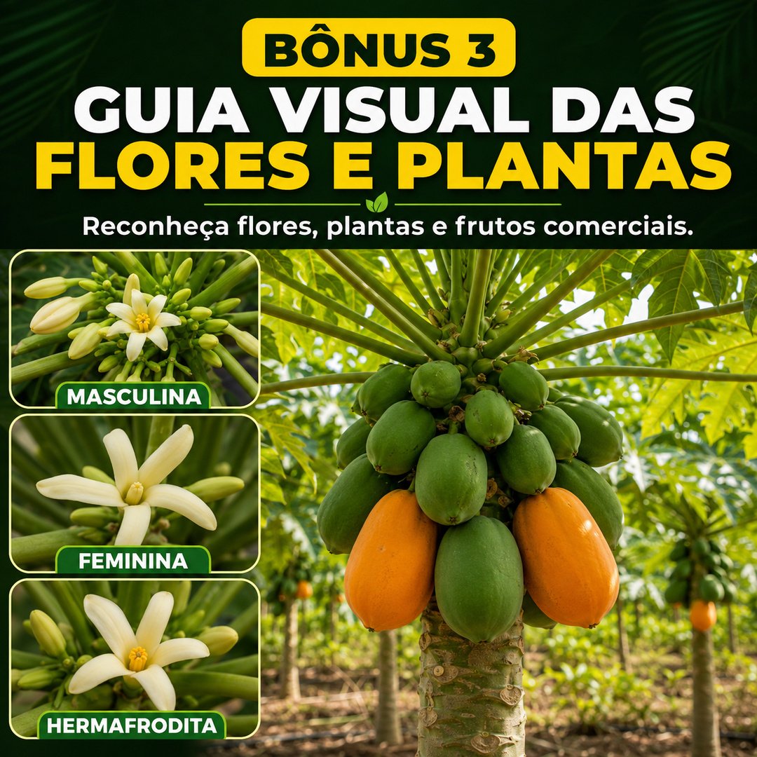 Bônus 3 - Guia de flores e plantas